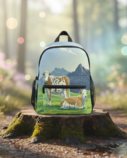 2025-new-kids-backpack-fashion-cute-cows-school-bags-children-anti-lost-small-back-pack-schoolbag-waterproof-shoulder-backpack-2 - lifestyle