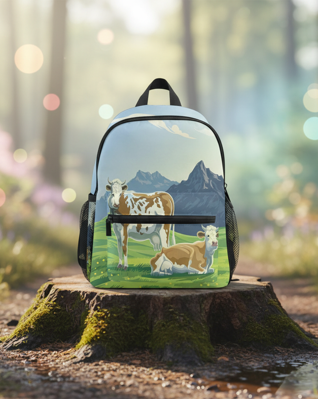 2025-new-kids-backpack-fashion-cute-cows-school-bags-children-anti-lost-small-back-pack-schoolbag-waterproof-shoulder-backpack-2 - lifestyle