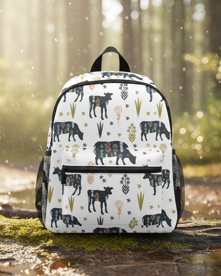 2025-new-kids-backpack-fashion-cute-cows-school-bags-children-anti-lost-small-back-pack-schoolbag-waterproof-shoulder-backpack-3 - lifestyle