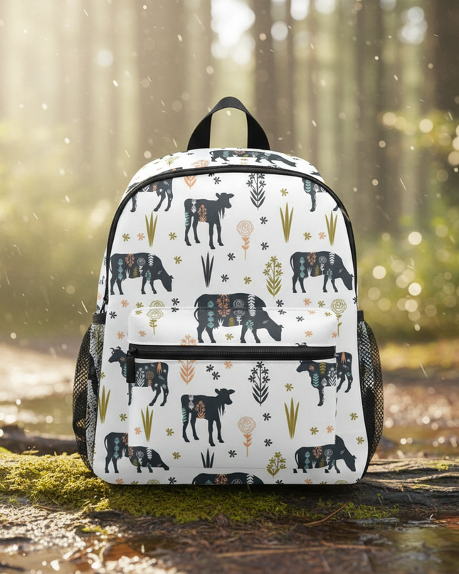 2025-new-kids-backpack-fashion-cute-cows-school-bags-children-anti-lost-small-back-pack-schoolbag-waterproof-shoulder-backpack-3 - lifestyle