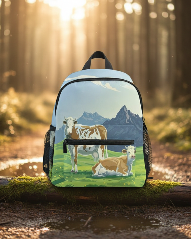2025-new-kids-backpack-fashion-cute-cows-school-bags-children-anti-lost-small-back-pack-schoolbag-waterproof-shoulder-backpack-6 - lifestyle