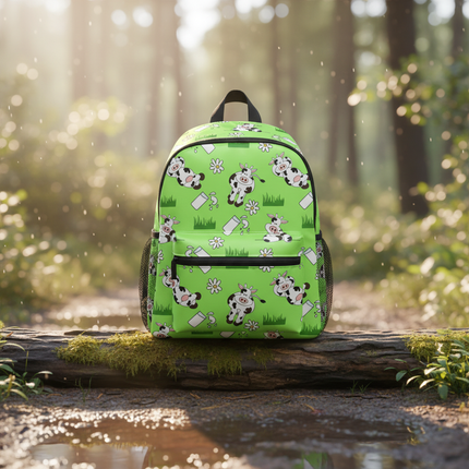 2025-new-kids-backpack-fashion-cute-cows-school-bags-children-anti-lost-small-back-pack-schoolbag-waterproof-shoulder-backpack - lifestyle