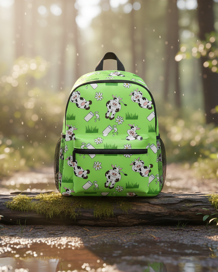 2025-new-kids-backpack-fashion-cute-cows-school-bags-children-anti-lost-small-back-pack-schoolbag-waterproof-shoulder-backpack - lifestyle