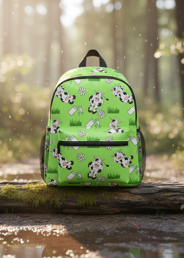 2025-new-kids-backpack-fashion-cute-cows-school-bags-children-anti-lost-small-back-pack-schoolbag-waterproof-shoulder-backpack - lifestyle