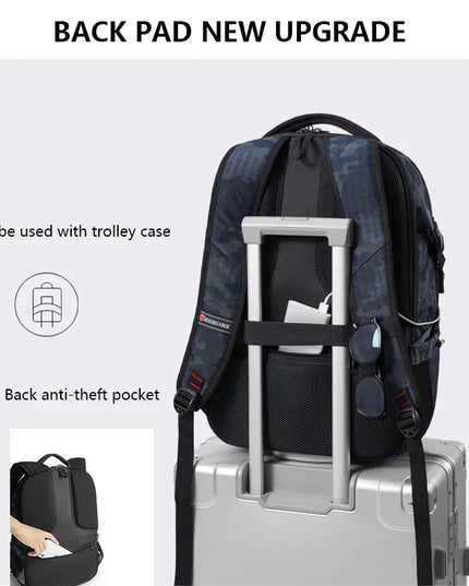 Dunkelblauer Tarnmuster Rucksack Grundschule - Oxford