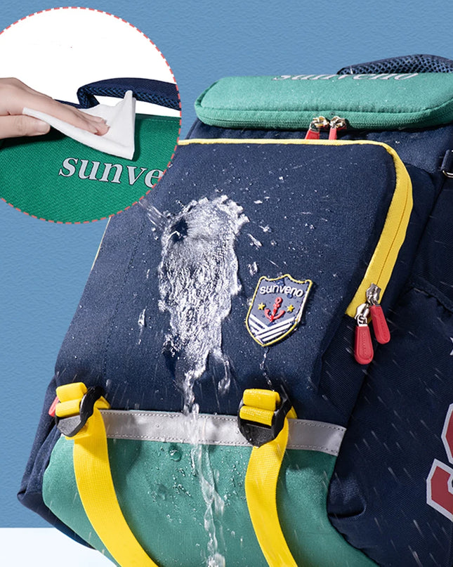 Blau Rucksack Schulkinder - Wasserdicht & Stylisch