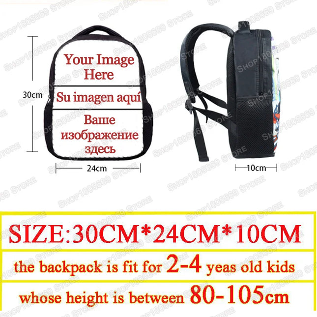 Bunt Rucksack Jungen - mit starkem Bagger-Motiv