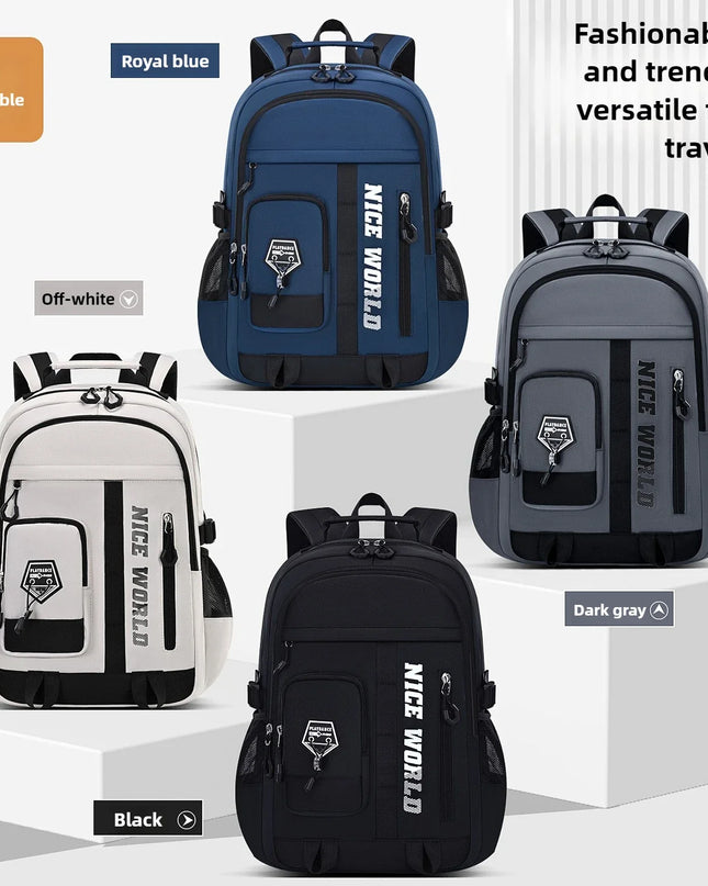 Rucksack Jungen Königsblau - Wasserdicht aus Nylon