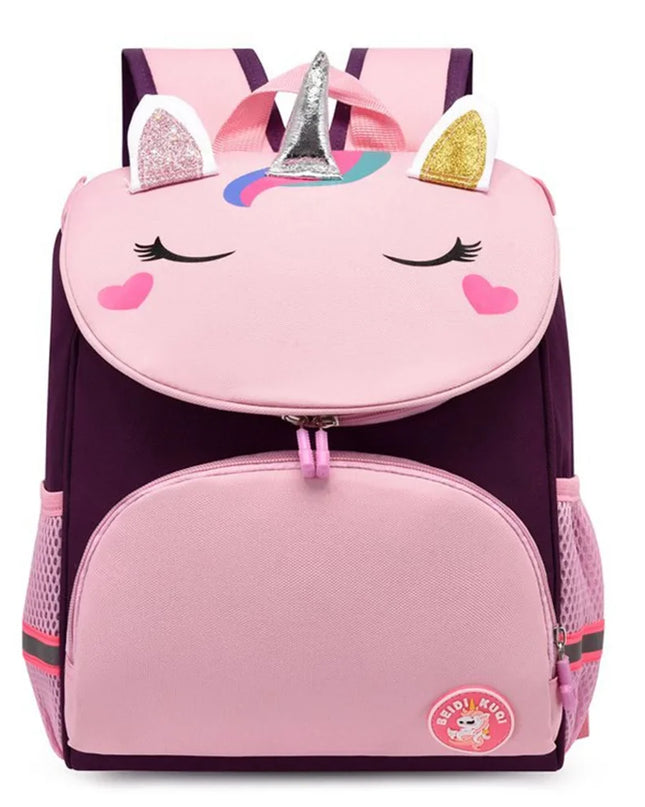 Lila Einhorn Rucksack Kita - Glitzernde Ohren