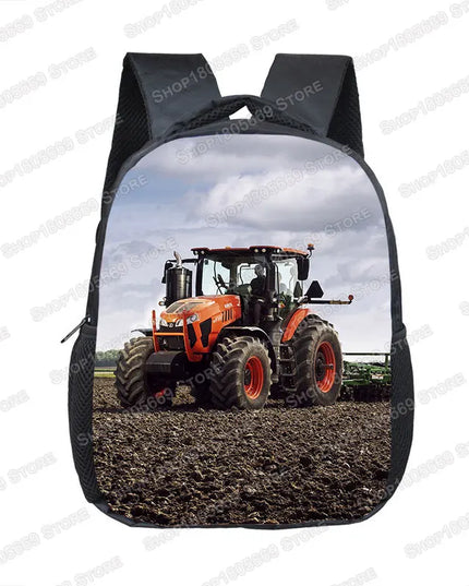 Blauer Rucksack Jungen - Für kleine Traktor-Fans