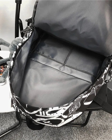 Rucksack Jungen 12 Jahre - Blau, Graffiti-Muster