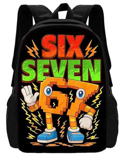 Schwarz Rucksack Schulmädchen - Cartoon Nylon