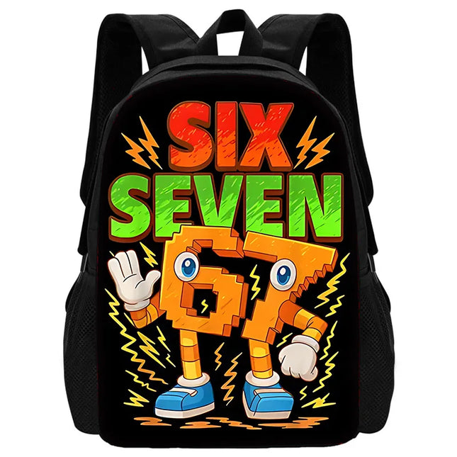 Schwarz Rucksack Schulmädchen - Cartoon Nylon