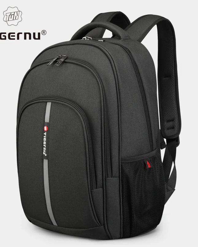Schwarz Rucksack Herren - Diebstahlschutz Laptopfach