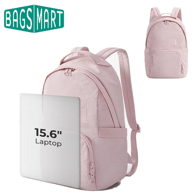 Rosa Rucksack Grundschule - Leicht & Bambusbaumwolle