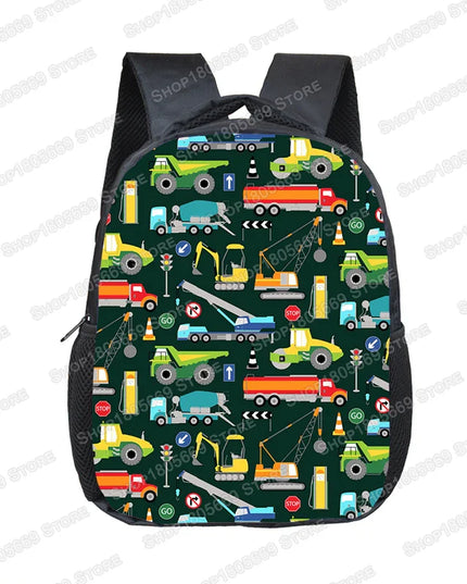 Bunt Rucksack Jungen - Mit coolen Fahrzeug-Prints