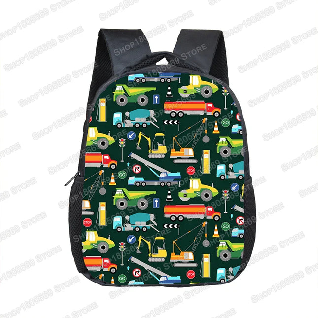 Bunt Rucksack Jungen - Mit coolen Fahrzeug-Prints