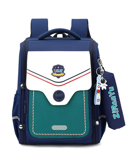 Dunkelblauer Rucksack Mädchen - Wasserdichtes Nylon