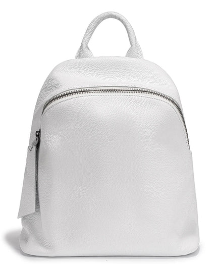 Schwarz-Rot Rucksack Damen - Echtleder Vintage für Reise & Alltag