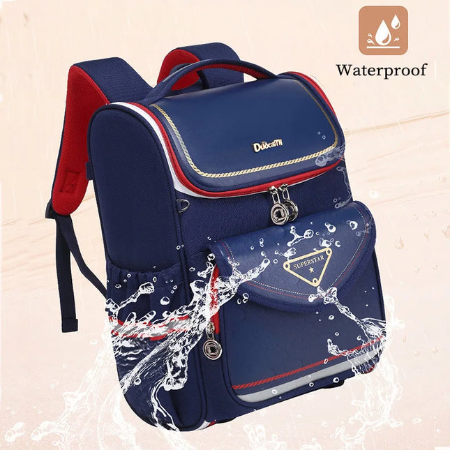 Rucksack blau - Reflektierend für Grundschüler
