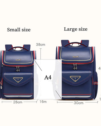 Rucksack blau - Reflektierend für Grundschüler