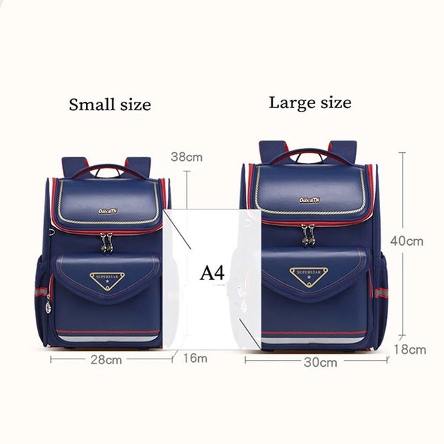 Rucksack blau - Reflektierend für Grundschüler