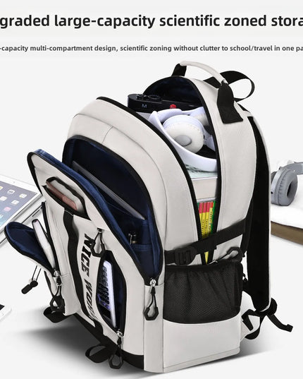 Blauer Rucksack Jungen - Cool, Groß & Robust für Schule