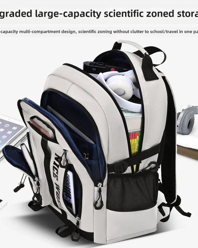Rucksack Jungen 8 Jahre - Grau & Wasserdicht