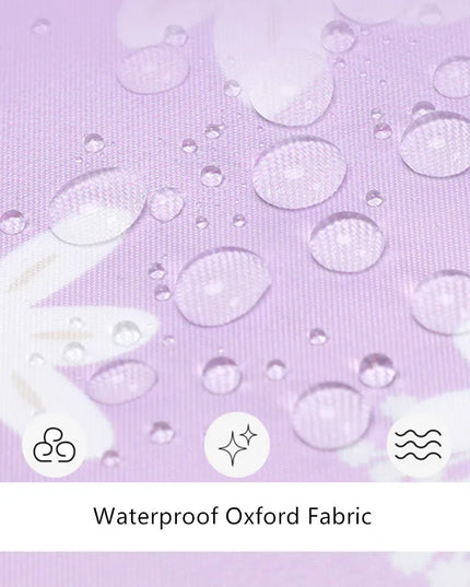 Grauer Rucksack Mädchen Gänseblümchen - Wasserdichtes Oxford