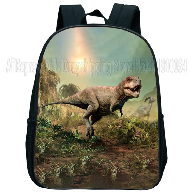 T-Rex Rucksack Kita - Multicolor, wasserdichtes Nylon