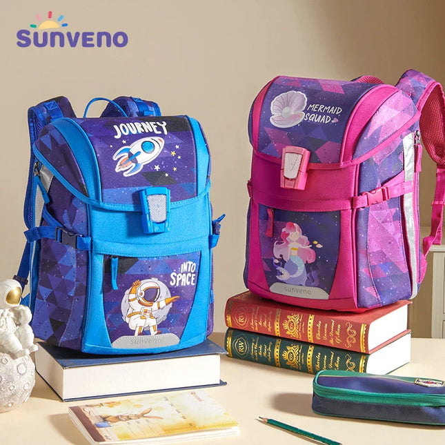 Kindergarten Rucksack Meerjungfrau Pink - mit Muschel-Motiv