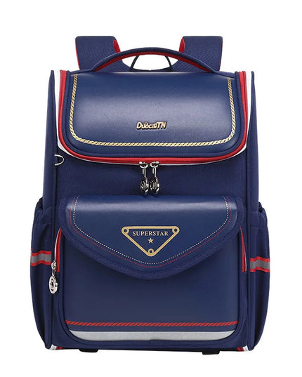 lila rucksack mit wellenkanten grundschule - reflektierend