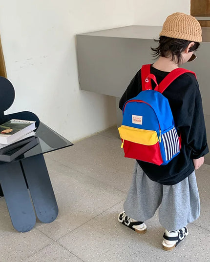 Limettengrüner Rucksack Mädchen - Bunt & Fröhlich aus Canvas