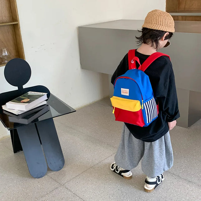 Limettengrüner Rucksack Mädchen - Bunt & Fröhlich aus Canvas