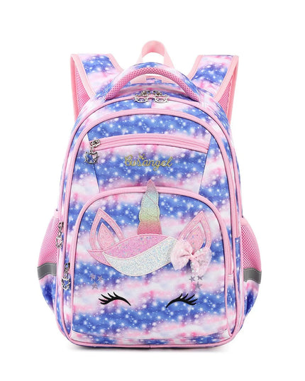 Galaxy Einhorn Rucksack Kindergarten - Multicolor Glitzer