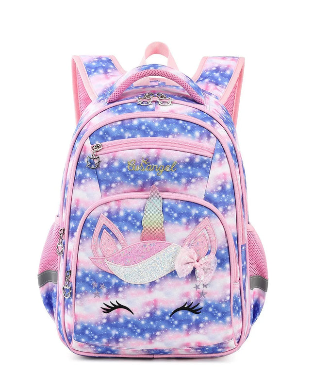 Galaxy Einhorn Rucksack Kindergarten - Multicolor Glitzer