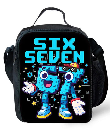 Schwarz Rucksack Kinder - Bunte Zahlen