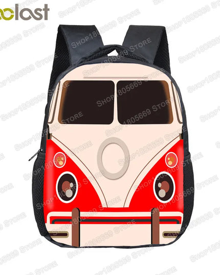 Bunt Rucksack Jungen - Comic-Bagger für Kita & Vorschule