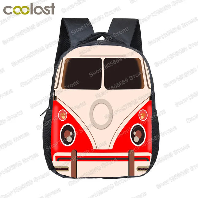 Bunt Rucksack Jungen - Comic-Bagger für Kita & Vorschule