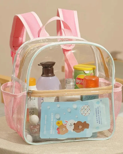 Transparent Rucksack Kinder - Wasserdicht für Strand & Schule