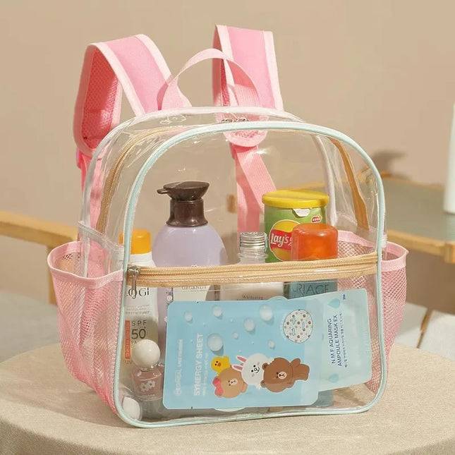Transparent Rucksack Kinder - Wasserdicht für Strand & Schule