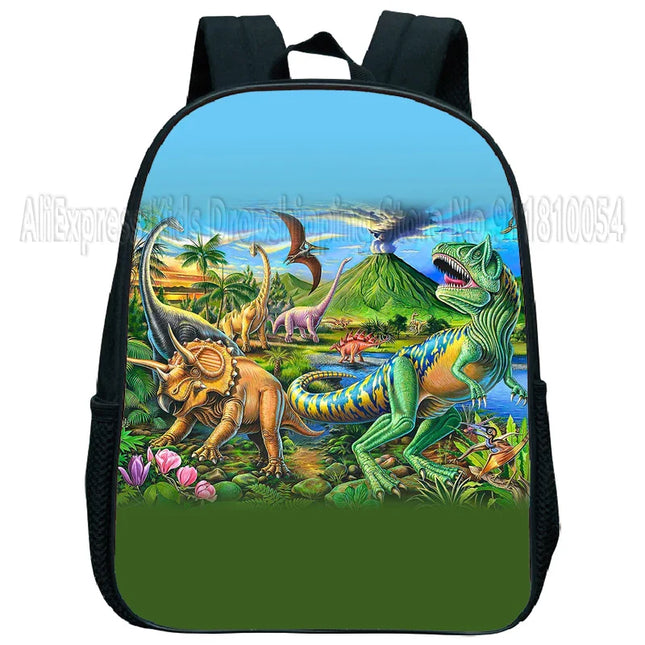Rucksack für Kita - Dinosaurier Motiv, Wasserdicht