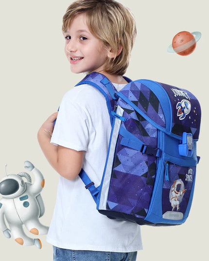 Kindergarten Rucksack Junge Weltraum - Blau Polyester