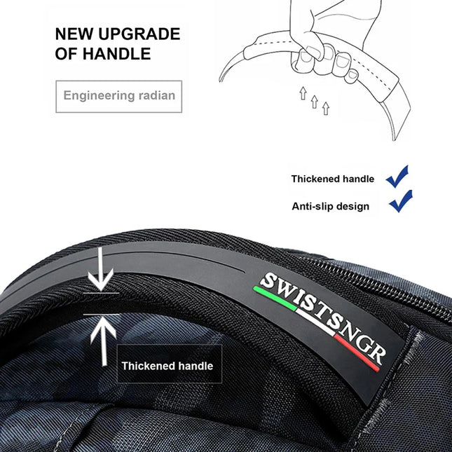 Dunkelblauer Tarnmuster Rucksack Grundschule - Oxford