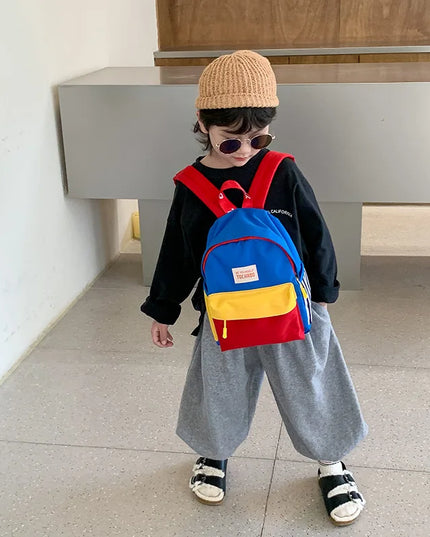 Limettengrüner Rucksack Mädchen - Bunt & Fröhlich aus Canvas