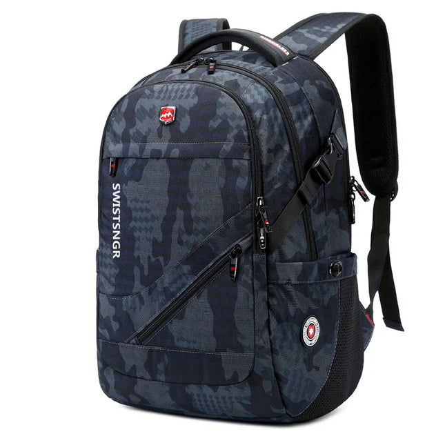 Dunkelblauer Tarnmuster Rucksack Grundschule - Oxford
