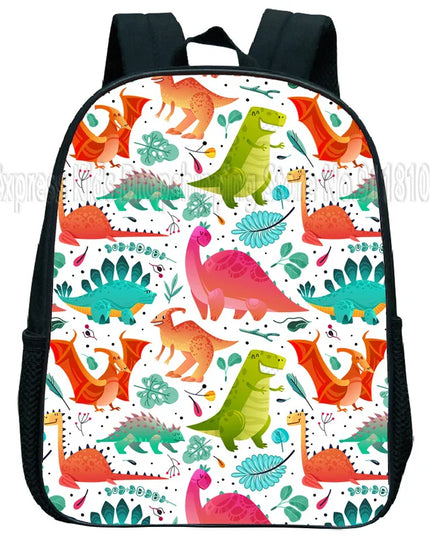 Kita Rucksack ab 1 Jahr - Dinosaurier Muster, wasserdicht