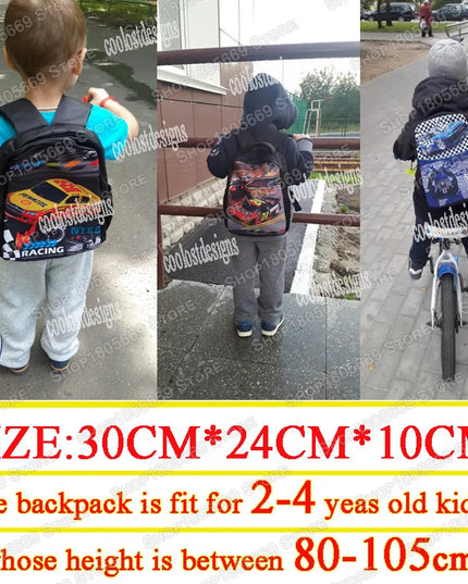 Blau Rucksack Kita-Jungen - 12-Zoll Traktor-Motiv