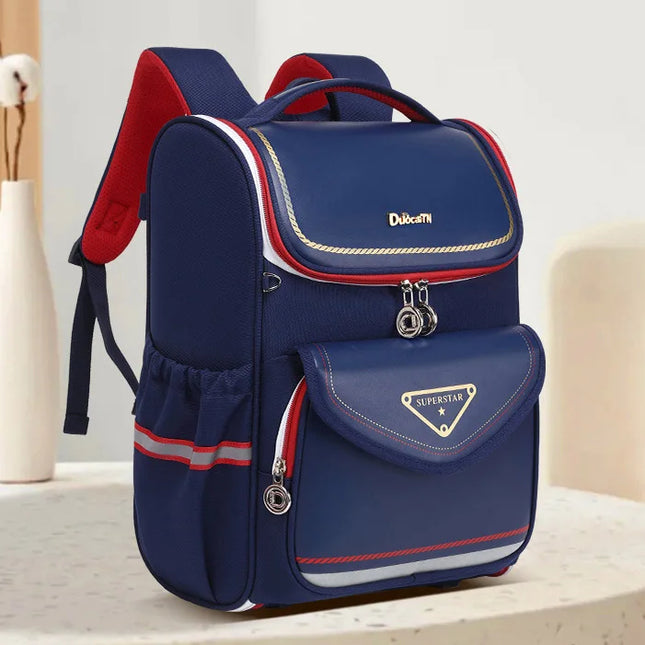 Rucksack blau - Reflektierend für Grundschüler