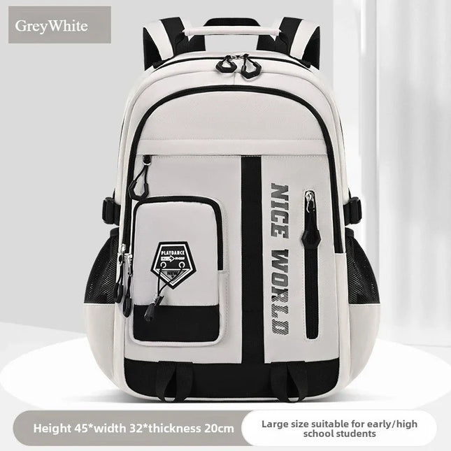Rucksack Jungen 8 Jahre - Grau & Wasserdicht